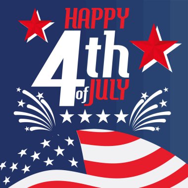 Mutlu 4 Temmuz posteri