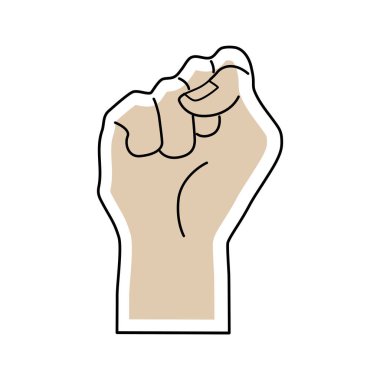 Sıkıştırılmış el simgesi