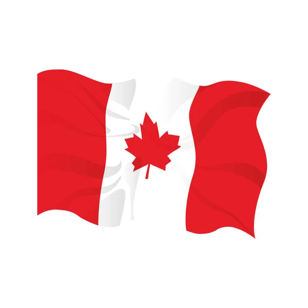 Vlag van Canada — Stockvector