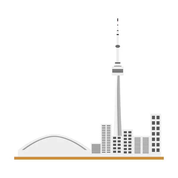 Bezienswaardigheid van Toronto — Stockvector