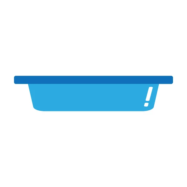 Orange bucket icon — Stock Vector