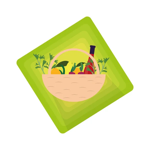 Shopping basket icon — Stock Vector