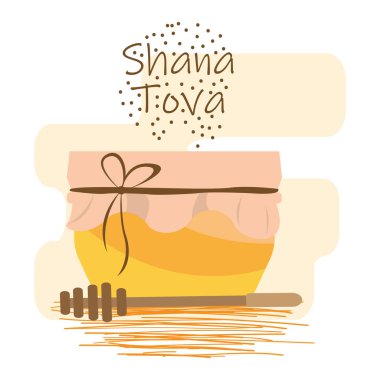 Rosh hashanah kartı.