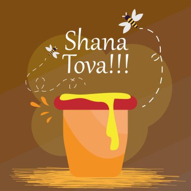 Rosh hashanah kartı.