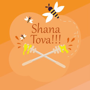 Rosh hashanah kartı.