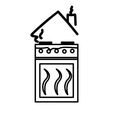 Dumanlı fırın simgesi