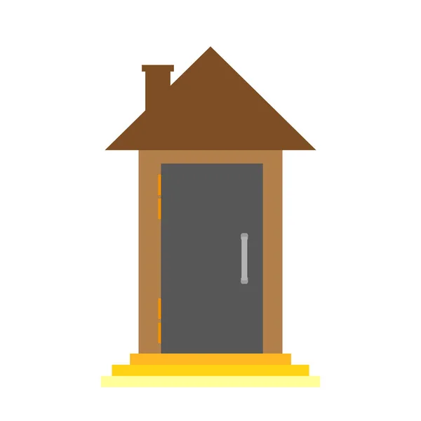 Casa residencial Icono — Vector de stock