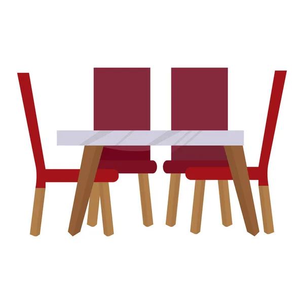 Ikona jídelní stůl — Stockový vektor