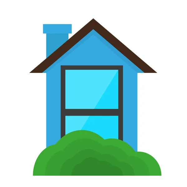 Ikona domu mieszkalnego — Wektor stockowy