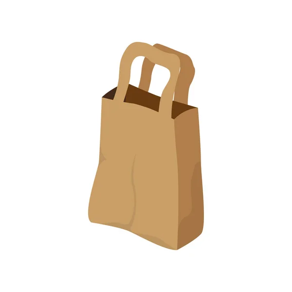 Empty grocery bag — Stock Vector