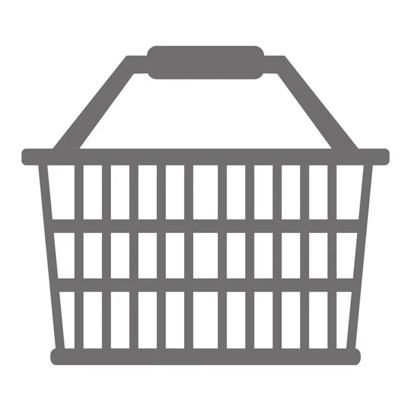 Icono de cesta de compra — Vector de stock