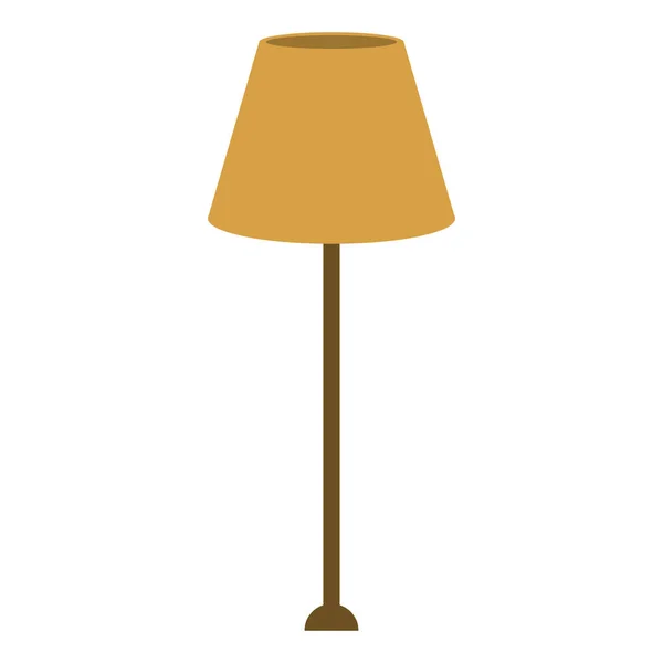 Ikona podlahové lampy — Stockový vektor