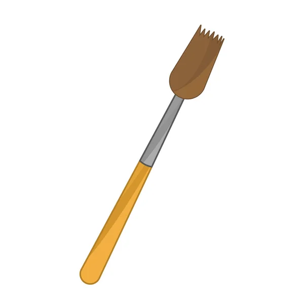 Isolated paintbrush icon — Stock Vector