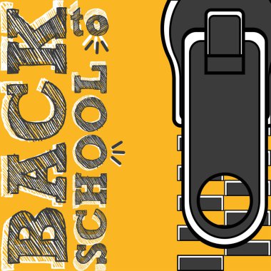 Okul posterine geri dön