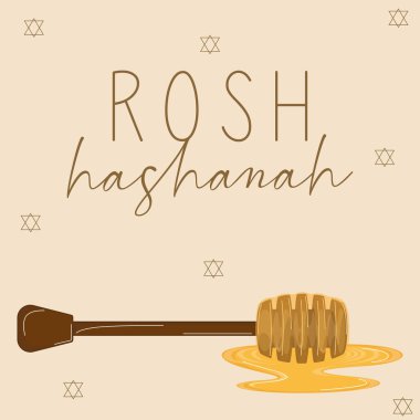Rosh Hashanah kutlama posteri