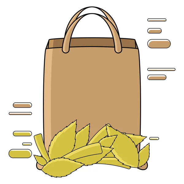Ícone saco de supermercado — Vetor de Stock