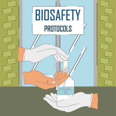 Biyolojik güvenlik protokolleri posteri