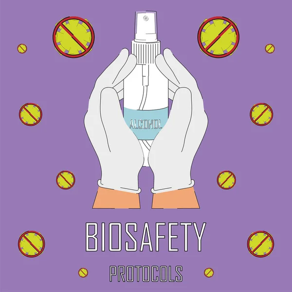 Biyolojik güvenlik protokolleri posteri