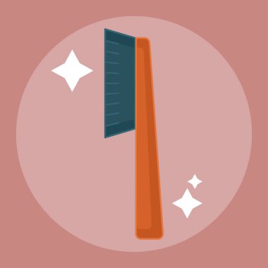 İzole edilmiş temizlik fırçası simgesi