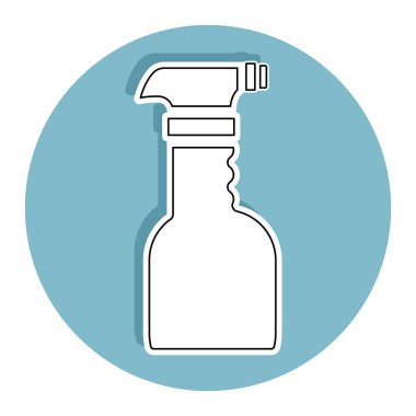 İzole edilmiş sprey şişesi simgesi