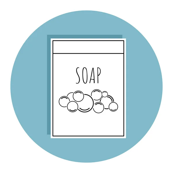 孤立的肥皂粉图标 — 图库矢量图片