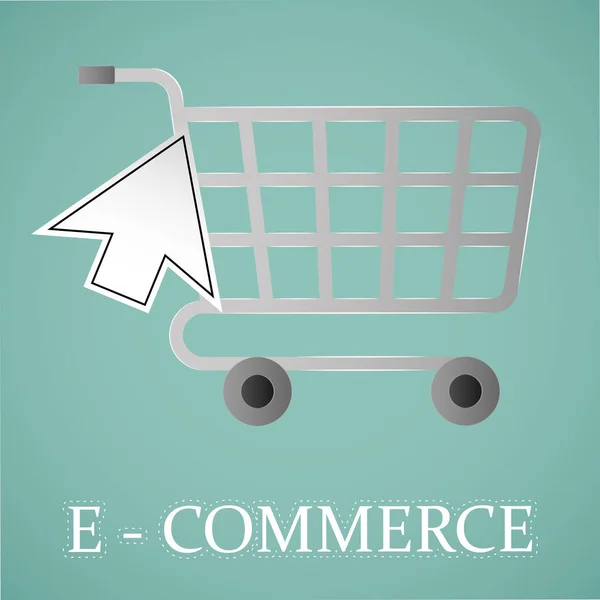 Illustration zum E-Commerce. Verwirrung — Stockvektor
