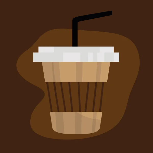Isolerad kaffekopp ikon — Stock vektor