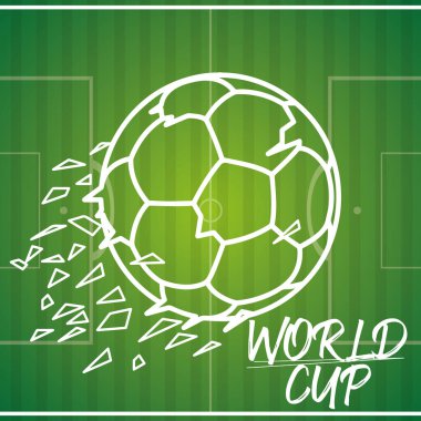 Posterde futbol topu