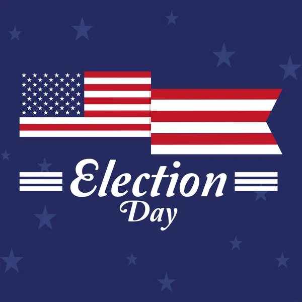 Affiche du jour du scrutin — Image vectorielle