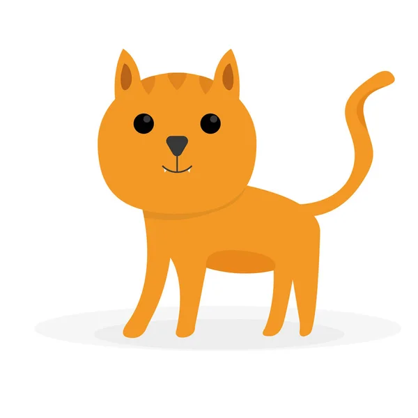Ikona izolované kočky — Stockový vektor