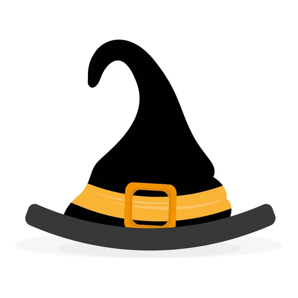 Icono del sombrero de bruja — Vector de stock