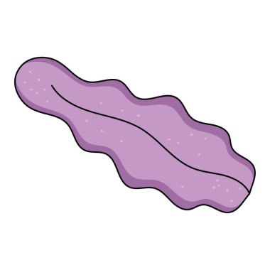 İzole edilmiş renkli yaprak taslak ikonu Vektör illüstrasyonuName