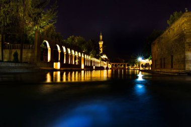 Tarihi bir yer. Balıklı Göl. Urfa. Türkiye.