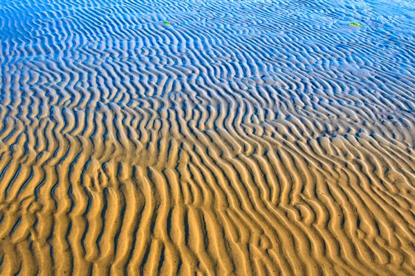 Κύμα Άμμος Και Θάλασσα Φόντο Φυσικού Μοτίβου — Φωτογραφία Αρχείου