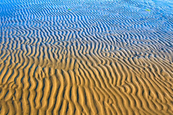 Onda Areia Mar Natureza Padrão Fundo — Fotografia de Stock