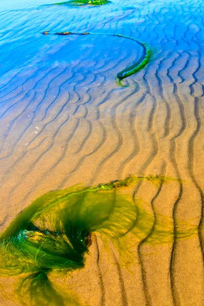 Wave Sand Sea Nature Pattern Background — Stock Photo, Image