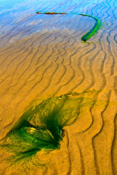 Хвиля Пісок Море Тло Зображення Природи — стокове фото