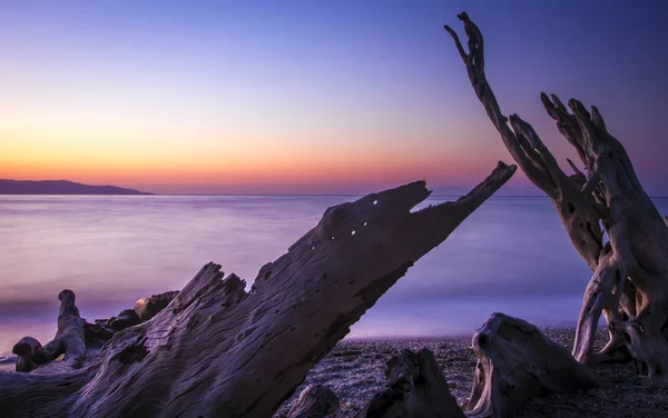 Море Пісок Сонце Захід Сонця Фон Айдін Кушадаси Ділек Ямиадасі — стокове фото