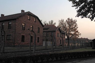 Polonya Auschwitz ve Birkenau kampları.                                