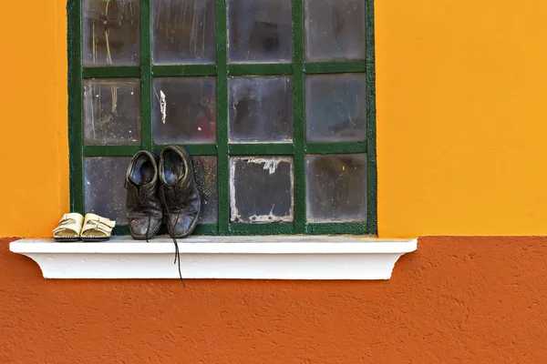 Burano Italia Famosas Casas Colores Burano Isla Burano Venecia Italia — Foto de Stock