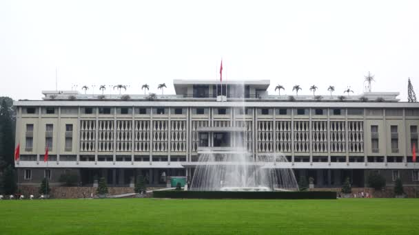 Independence Palace Néven Ismert Újraegyesítés Palota Dinh Thong Nhat Vagy — Stock videók