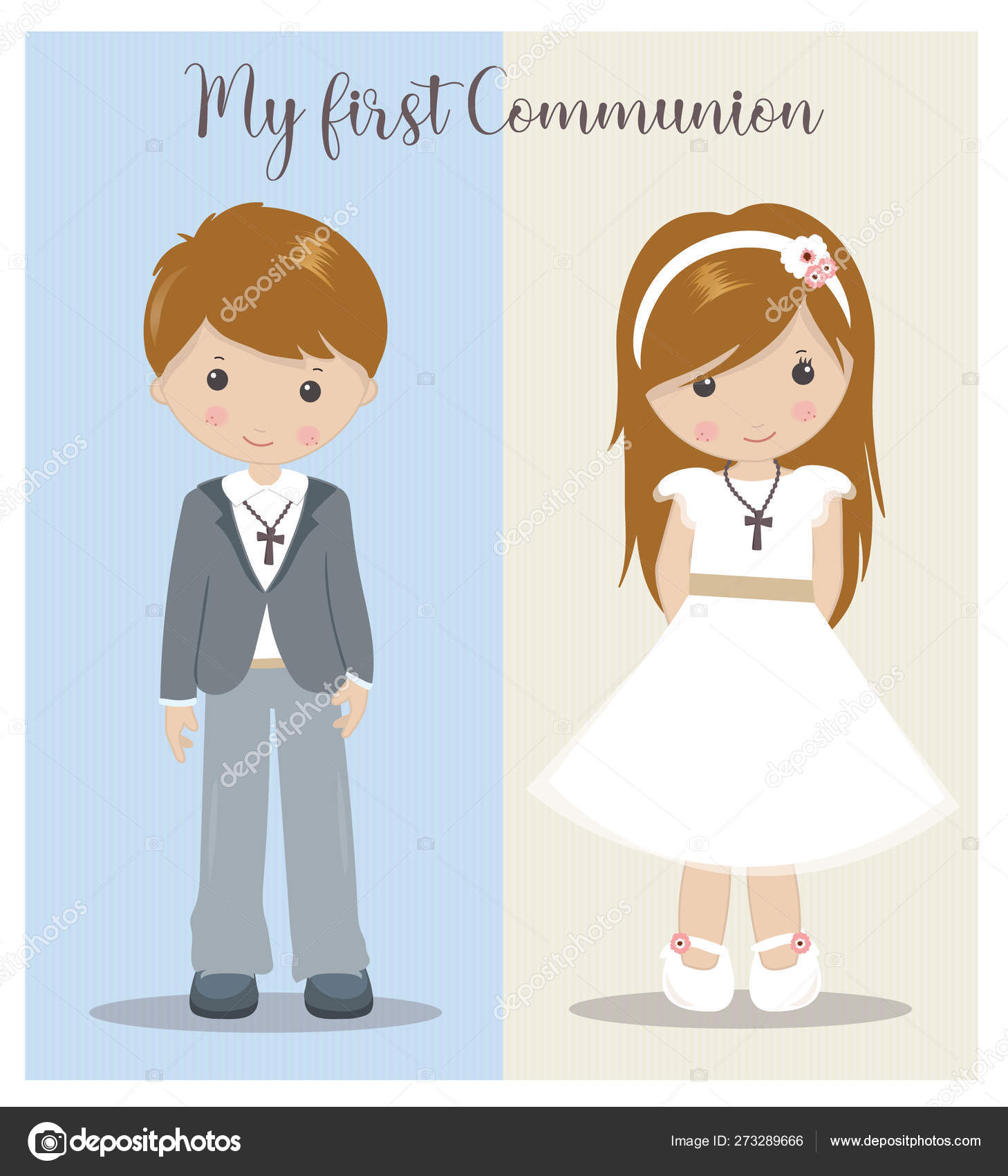 First Communion Girl Boy Holy Communion Vector Stock Vector Image By C Kikinunchi First Communion Girl Boy Holy Communion Vector Stock Vector Image By C Kikinunchi