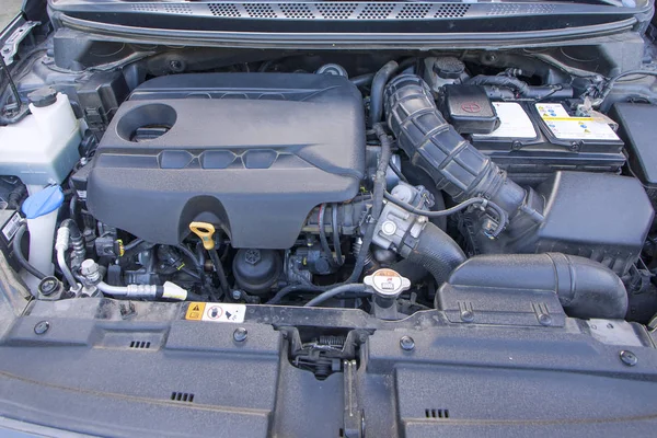 Motor e todas as outras partes do carro Imagem De Stock