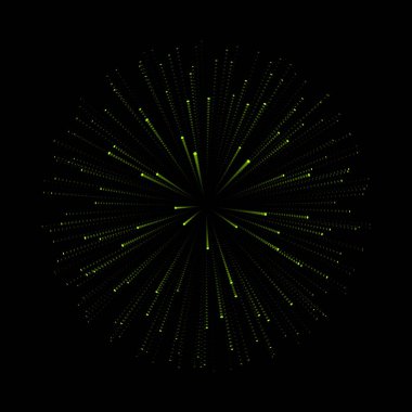 Havai fişekler. Yeni yıl kutlama. Festival gece dekorasyon, tasarım öğesi. Vektör siyah arka plan üzerine illüstrasyon izole. Bağımsızlık günü