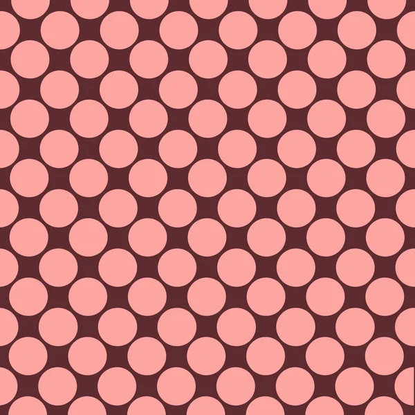 Seamless retro texture. Polka dots. Vector. — Stock Vector