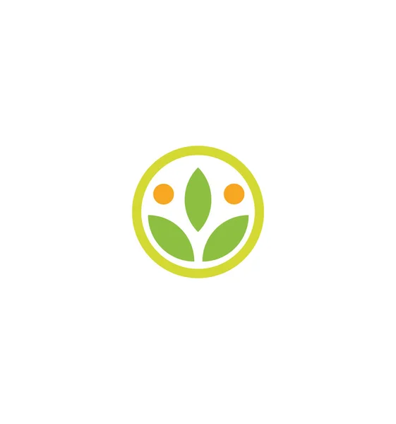 Buğday vektör tahıl simgesi yalıtılmış turuncu renk buğday kulak logo yuvarlak. Doğa eleman logo. Tarım organik ürün işareti. Vektör çizim hasat — Stok Vektör