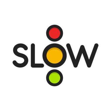 Trafik ışığı simgesi izole. Sarı ışık illüstrasyon vektör. Yol kavşak, yönetmelik üye, trafik kurallarını tasarım öğesi.