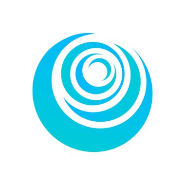 Dünya Okyanusları Günü tasarım şablonu. Okyanus sağlığı grafik sembolünü korur. Doğa koruma logosu. Çevre gezegeni izole vektör çizimi.