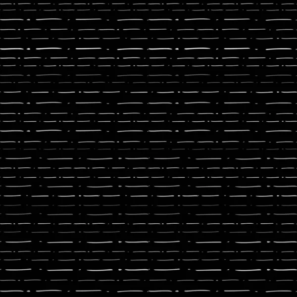 Απρόσκοπτη υφή οριζόντιων γραμμών, διανυσματικό μοτίβο ψηφιακών κυμάτων, λευκές ρίγες σε μαύρο φόντο, πρότυπο σχεδίασης υφής — Διανυσματικό Αρχείο