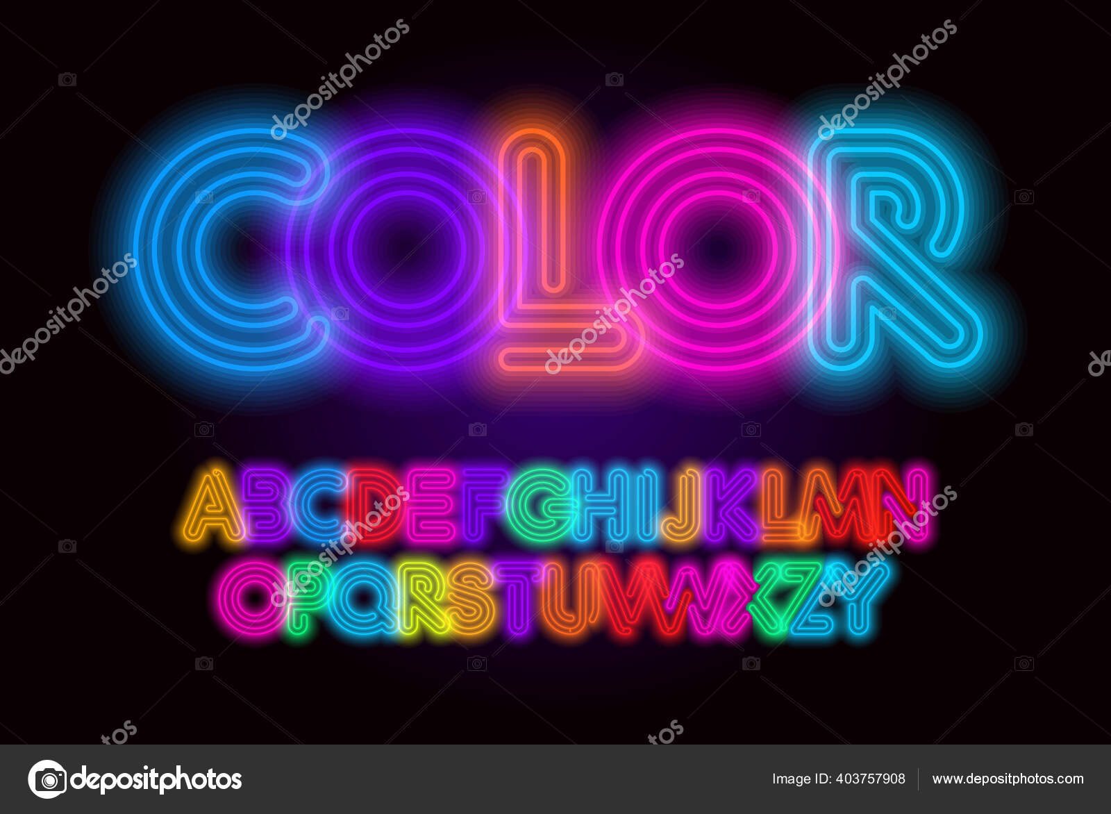 Download Á Neon Script Font Stock Vectors Royalty Free Neon Font Script Illustrations Download On Depositphotos SVG Cut Files